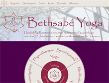 Tablet Screenshot of bethsabe.ch
